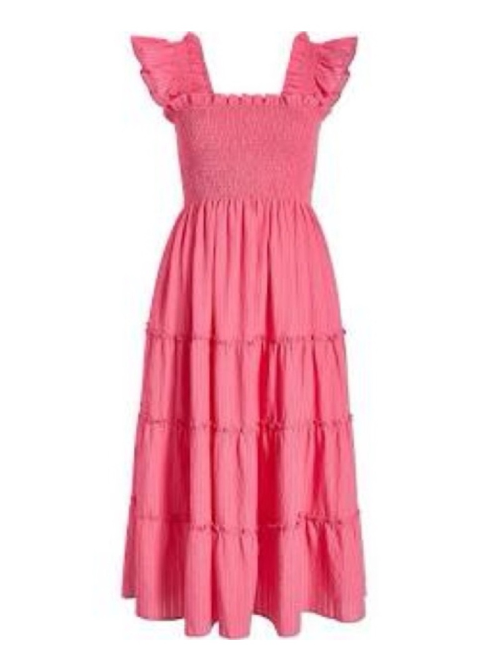 Hill House Ellie Nap dress. Watermelon Seersucker. XS. EUC